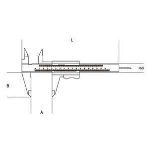 Jauge de profondeur BETA avec lecture à 0.02mm Produit précis dans la catégorie Jauges - Product Image 2