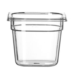 Contenitore Gastronorm 1/6 HENDI per Conservazione Alimenti, Trasparente GN 1/6 2.4L 176x162x(H)150mm - Product Image 1