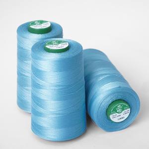 Résistance chimique haute ténacité motif teint Logo personnalisé taille HL UDO 100% fils à coudre TEX24 filés à noyau de polyester - Product Image 1