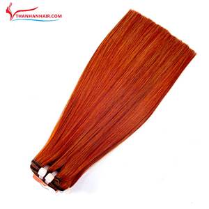 Vente chaude Super Double Dessiné Os Trame Droite Cheveux Top Qualité 100% Extensions De Cheveux Crus Vietnamiens - Product Image 1