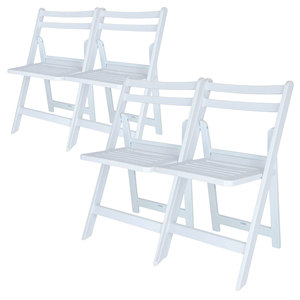 Well Home ELO Set di 4 sedie bianche - Product Image 1