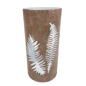 Bougeoir votif en métal marron clair pour Halloween Bougeoir en fer au design tête de mort pour la maison et la table à usage décoratif - Product Image 4