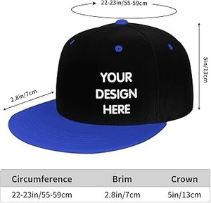 Trendy Unisex Denim <b>Baseball</b> <b>Cap</b> 3D Embroidery Custom Logos Flat Brim <b>for</b> All Seasons <b>Big</b> <b>Head</b> Friendly Korean Hip-Hop Style - Product Image 3