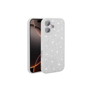 Étui de luxe en strass blanc scintillant pour iPhone 11 Pro 14 Plus 13Pro - Coque arrière en silicone de protection - Product Image 3