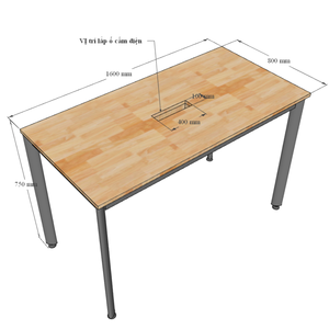 Concept HBOV009 Minimalist Oval Conference <b>Table</b> 160x80 for <b>Office</b> Hotel School or Home Use Durable Metal Wood/MDF Design - Product Image 6