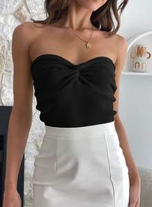 Nouveauté Printemps-Été : Débardeurs Tube Femme Tendance Couleur Unie – Collection Exclusive - Product Image 4