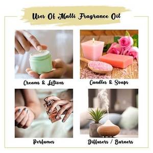Huiles parfumées Veda Oils Malli Premium, à base de plantes naturelles, avec des notes vertes et florales fraîches pour des sensations gourmandes et sucrées - Product Image 5