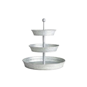 DECOR HAAT Luxury Handmade Designer Metal Eco-Friendly High Standard Quality Cake Stand Unique Fancy Wholesale New Features - Product Image 1