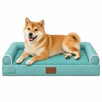Lit orthopédique pour chien et chat personnalisé, écologique, avec housse en velours, mousse à mémoire de forme, amovible, lavable, fond antidérapant, doux, taille XL