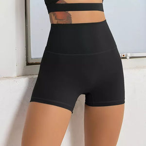Shorts Deportivos de Cintura Alta para Mujer, Cómodos, de Verano, para Yoga, Estilo Ciclista, con Logotipo Personalizado, Elásticos en Cuatro Direcciones, Transpirables y de Secado Rápido - Product Image 6
