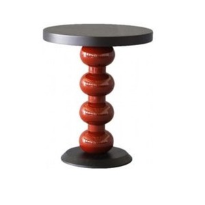 Modern Design Round Shape Side <b>Table</b> Aluminium Top and Powder Coated Stand - Product Image 2