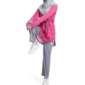 Premium Quality New Arrival Modest Training Joggers Flat Front Eco-Friendly Quick Dry Breathable Polyester/Cotton <b>Blend</b> Women's - Product Image 4