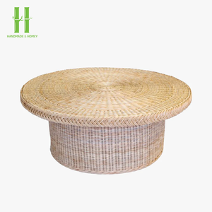 Mesa de Centro Redonda Más Vendida al Precio Más Bajo, Muebles de Sala de Estar, Mesas de Té de Ratán Natural Ecológicas de Vietnam - Product Image 4