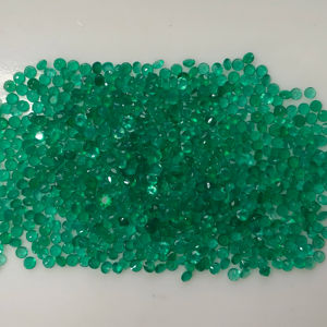 พลอยออนิกซ์สีเขียวธรรมชาติ ขนาด 2.5 มม. ทรงกลมเจียระไนแบบบริลเลียนท์ คุณภาพดีที่สุด สำหรับทำเครื่องประดับ จากเรดเมาน์เท่น เจมส์ - Product Image 4