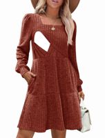 Ensemble de vêtements d'hiver haut de gamme pour femmes de style européen et américain : Gilet sans manches, pantalon large et robe pull