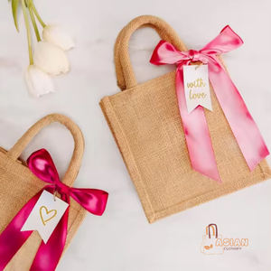 Sac fourre-tout en jute écologique de haute qualité en cuir naturel et textiles meilleur prix du marché fourre-tout - Product Image 2