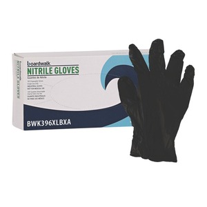 Guantes de Nitrilo Negros Extra Grandes Boardwalk 1000/Carton, 4.4 Mil, Sin Polvo, Desechables, de Seguridad, para Uso General - Product Image 2