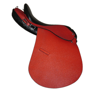 Sillín inglés de cuero Premium para montar a caballo Equipo ecuestre cómodo, duradero y elegante para entrenamiento - Product Image 2