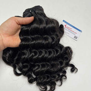 Cabello Humano Virgen Vietnamita de Alta Calidad, Ondulado Profundo, en Trama, con Puntas Doblemente Tramadas - Product Image 3