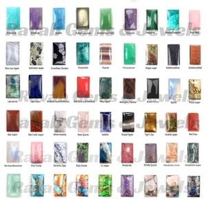 Vente en gros 12mm cristal de cerise bleue Quartz plat carré coussin forme pierres précieuses en vrac meilleure qualité pour la fabrication de bijoux - Product Image 6