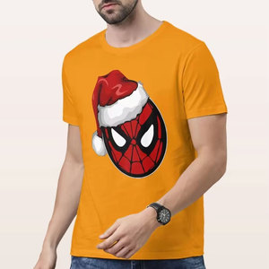 Vente en gros Budget Friendly hommes col en V sérigraphié t-shirt Nouveau look tendance tenue hommes sérigraphié t-shirt - Product Image 2