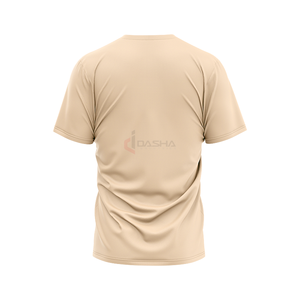 T-shirts à manches courtes coupe ajustée pour hommes en tissu tricoté respirant impression de logo personnalisé vêtements de sport streetwear avec couleur unie - Product Image 6