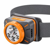 Налобный фонарь TAIKOO LED с датчиком движения, четыре источника света, USB-зарядка, водонепроницаемый, для кемпинга, походов, рыбалки