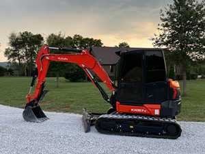 Compre Mini Excavadora Kubota KX057-5 Usada, Miniexcavadora de 5 Toneladas, 6 Toneladas, Máquina para Movimiento de Tierras, Entrega Rápida, Calidad Premium, Precio Bajo, En Stock - Product Image 3