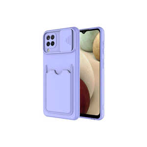 Coque de téléphone en silicone premium JoieCreatif Kartix pour Samsung Galaxy M32, protection arrière Lila compatible A53 A03S A33 - Product Image 1