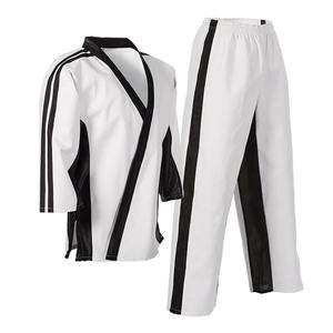 Nuevo último diseño de artes marciales desgaste uniforme de Karate para hombres y uniforme de Karate de calidad profesional de Color sólido - Product Image 2