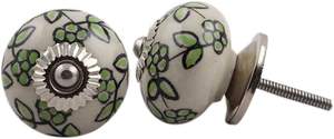 Antique CO Hand Painted Ceramic Round Cabinet Knobs CB04 Model 40x75mm for Cabinet <b>Hardware</b> Packaged in Box Bulk Business - Product Image 4