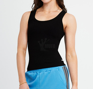 Camisetas sin mangas informales de algodón 100% para mujer, estilo Hip Hop, gimnasio, chaleco deportivo de secado rápido, camiseta de Yoga transpirable con cuello redondo - Product Image 4