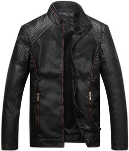 แจ็คเก็ตหนังกันลมคุณภาพสูงสำหรับผู้ชาย ปี 2025  ออกแบบโลโก้ได้ตามต้องการ สไตล์ไฮสตรีท สำหรับฤดูหนาว พร้อมบริการ OEM ODM ผ้าแคนวาส - Product Image 6