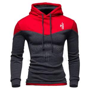 Venta al por mayor de gran tamaño Puffer sudaderas con capucha para hombres 100% algodón personalizado impreso Logo sudaderas Streetwear para uso en el gimnasio en invierno - Product Image 1