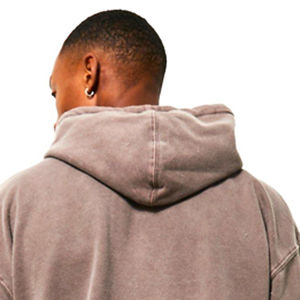 Sudadera con Capucha Extra Grande para Hombre, Estilo Casual, Lavada al Ácido, 100% Algodón, 460 Gsm, Talla Grande, OEM - Product Image 5