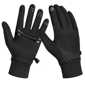 Guantes Térmicos de invierno para hombre y mujer, a prueba de cold, con pantalla táctil, de cuero suave, para ciclismo al aire libre