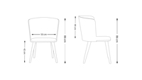Chaises de bar Valencia en contreplaqué avec base métallique, de haute qualité, modernes, en bois courbé, pour la maison, le bar, l'hôtel, l'école, le salon, la salle à manger