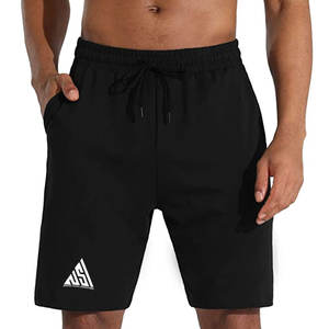 Custom Logo <b>Men's</b> Stretch Elastic-Waist Drawstring Sport <b>Shorts</b> Quick Dry Running Gym - Product Image 2