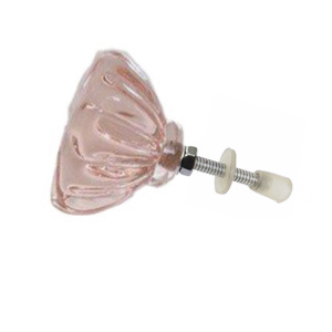 Tiradores de Cristal Rosa para Cajones y Armarios, Modelo CK 558 - Product Image 2