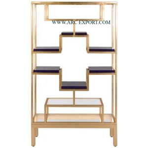 Cadre en laiton de grande taille de qualité de luxe organisateur d'affichage aspect unique porte-bagages meubles fabriqués à la main porte-bagages pour les meilleures ventes - Product Image 1