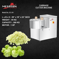 Máquina cortadora de repollo 1HP Trituradora de verduras comercial de acero inoxidable Capacidad de trituración de rebanadas 300kg