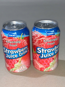 ผิวคล้ำทำจากอลูมิเนียมขนาด330มล. ในขวดน้ำซุปข้นผลไม้รสธรรมชาติ - Product Image 5