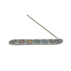 Soporte de incienso, quemador de incienso de madera de diseño multiusos con soporte de varilla de incienso de latón - Product Image 3