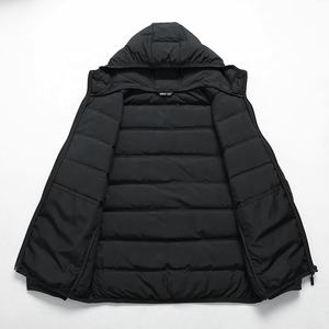 OEM personalizado invierno al aire libre de peso ligero bombardero chaquetas térmicas puffer calentado pato abajo chaqueta hombres - Product Image 3