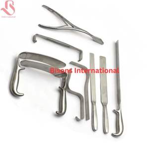 BISONS WHOLESALE Kit de Instrumentos de Cirugía Plástica Glútea de Acero Inoxidable, Retractores Gonzalez, Certificado CE para Cirugía Estética - Product Image 2