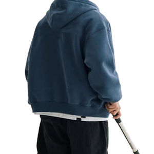 Sweats à capuche zippés surdimensionnés pour hommes Vente en gros Derniers modèles Sweats à capuche pour hommes chauds pour l'hiver Sweats à capuche zippés pour hommes Service thermique OEM - Product Image 4