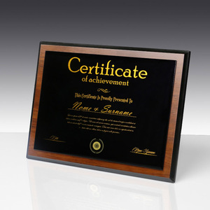Crystal and Silver Award <b>Trophy</b> with UV Printed Graphics for Tradeshow Giveaways and Welcome Gifts - Product Image 1