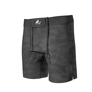 Pantalones cortos de MMA personalizados para hombre con estampado de logotipo Flexibilidad de aberturas laterales altas para entrenamiento de artes marciales - Product Image 1