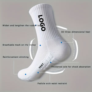 Calcetines Deportivos Personalizados para Hombre y Mujer, Calcetines de Baloncesto y Running con Base de Toalla Transpirable, Logotipo Personalizado - Product Image 3