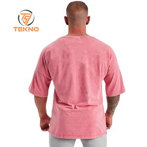 T-shirts 100% coton de haute qualité pour hommes personnalisés Meilleur design Style décontracté surdimensionné Caractéristiques légères Manches longues pour une utilisation en salle de sport - Product Image 4